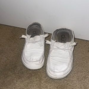 Women’s white hey dudes